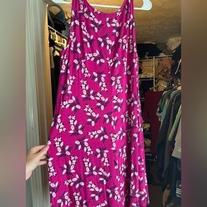 never worn pink summery dress